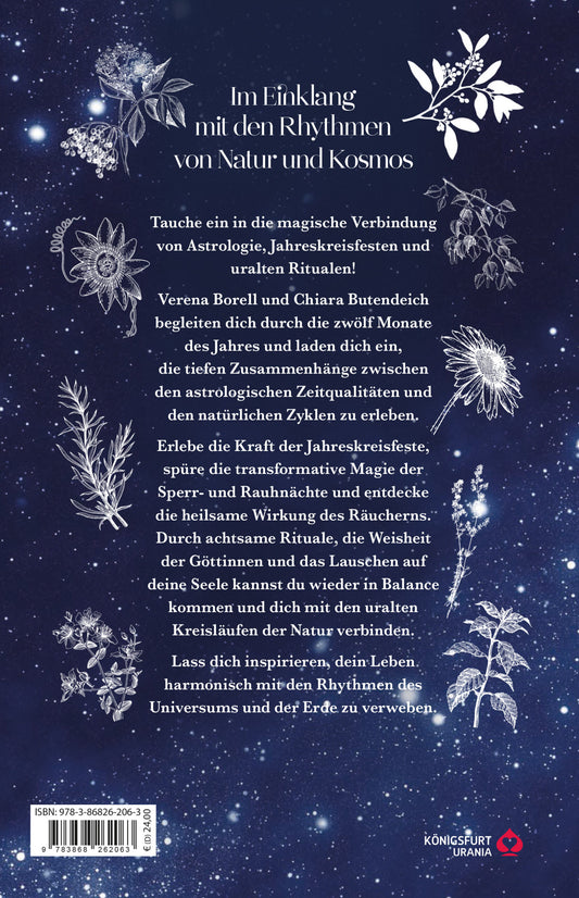 Dein Mystischer Jahreskreis – Mit Astrologie und Hexenmagie von Ostara bis zu den Sperr- und Rauhnächten