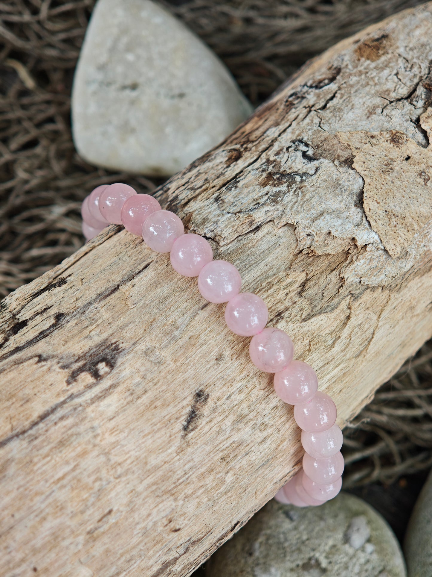 Rosenquarz Armband