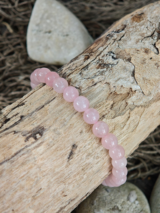 Rosenquarz Armband