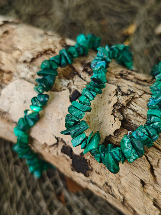 Malachit Splitter-Armband