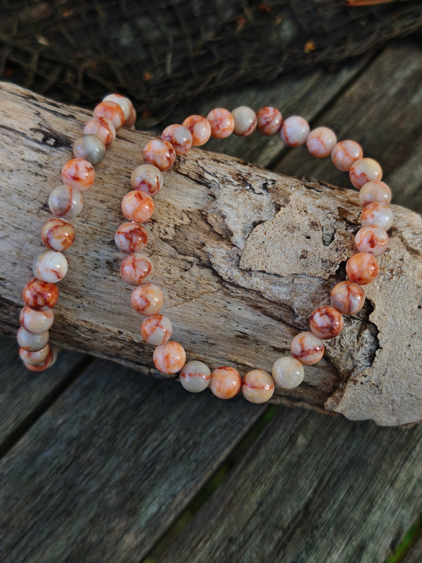 Armband roter Netzjaspis