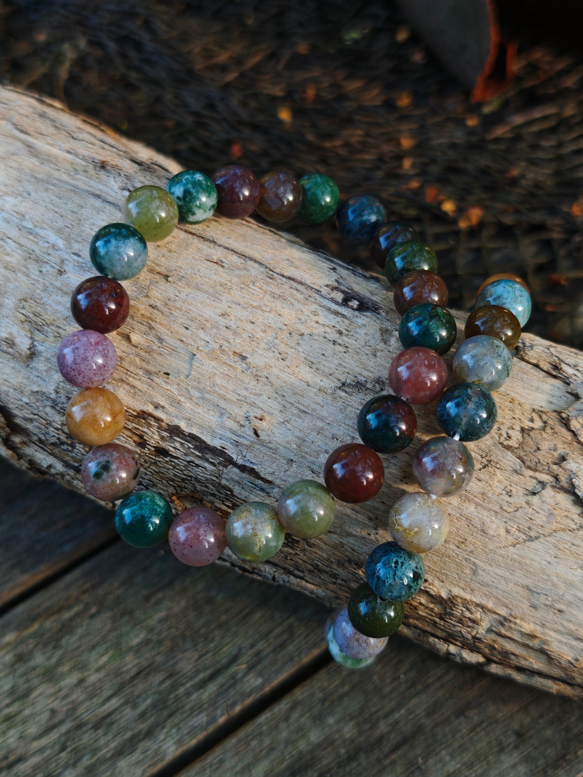 Armband mit Moosachat