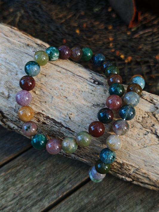 Armband mit Moosachat