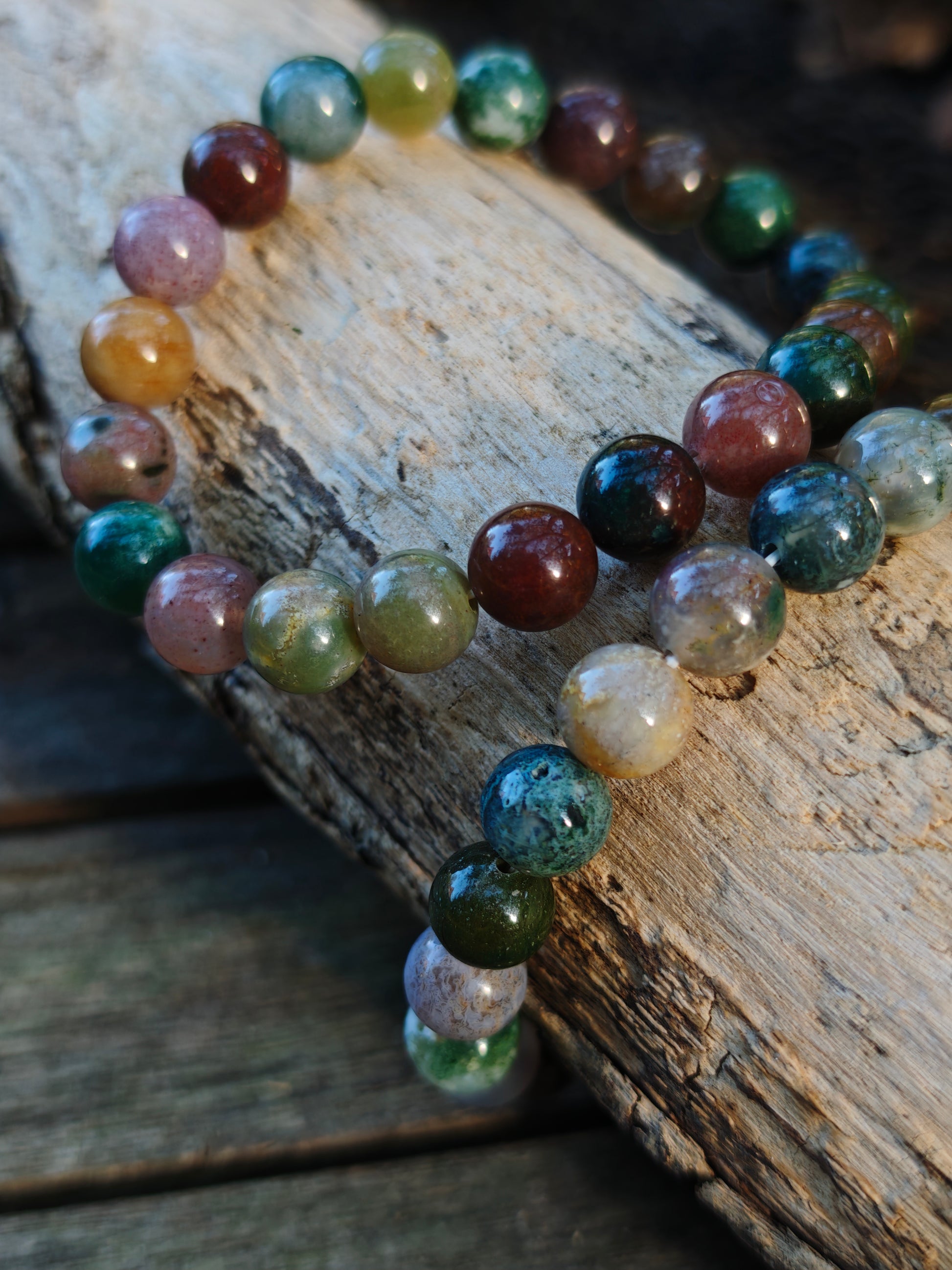 Armband mit Moosachat