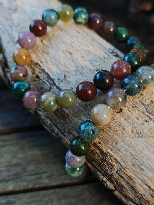 Armband mit Moosachat