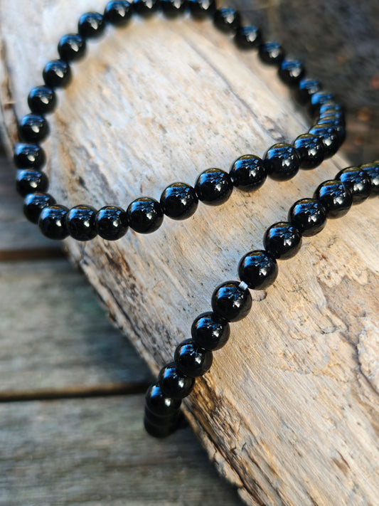 Armband schwarzer Achat