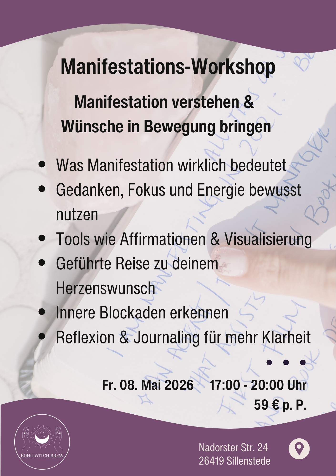 Manifestations-Workshop: Manifestation verstehen & Wünsche in Bewegung bringen