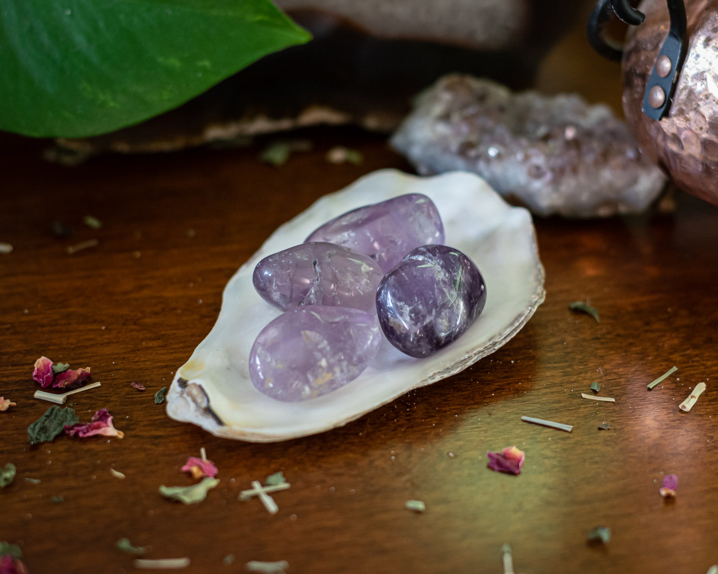 Amethyst Trommelstein