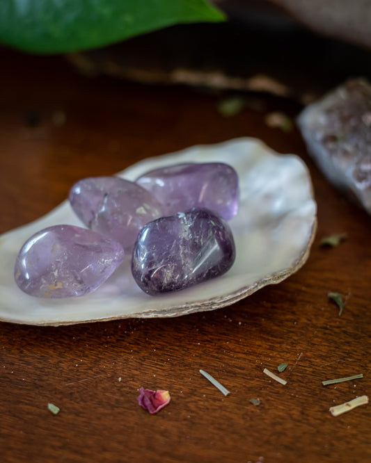 Amethyst Trommelstein