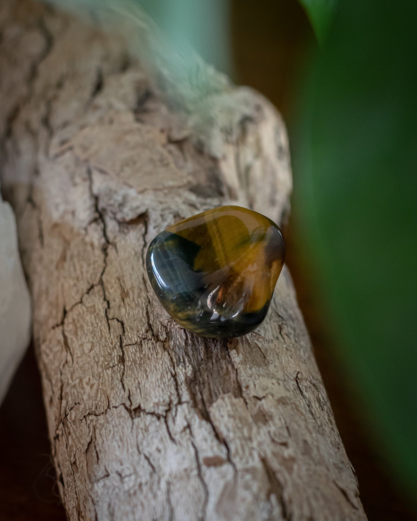 Tigerauge Trommelstein