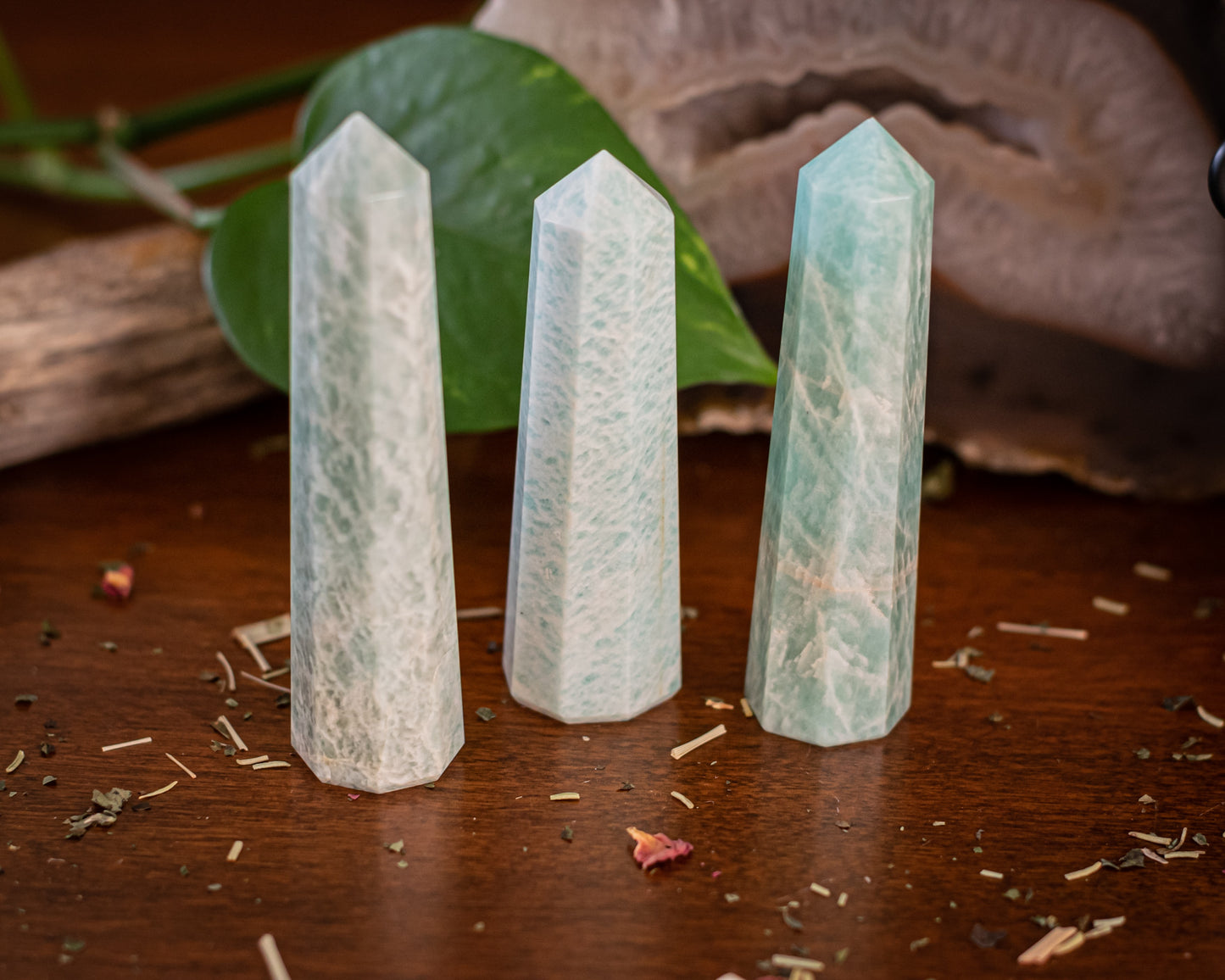Amazonit Obelisk