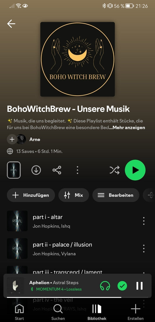 Die BohoWitchBrew - Playlist