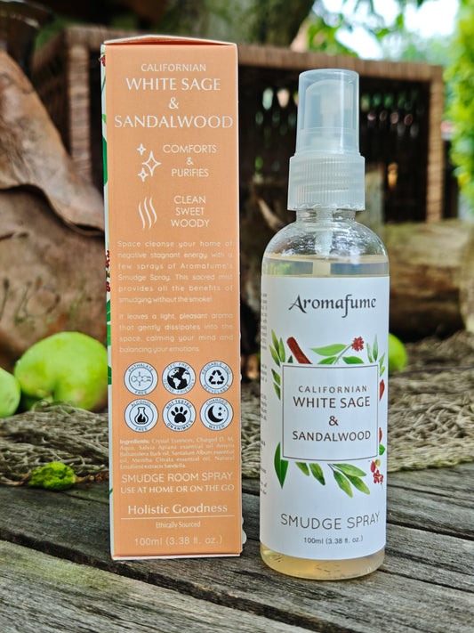 Smudgespray weißer Salbei & Sandelholz