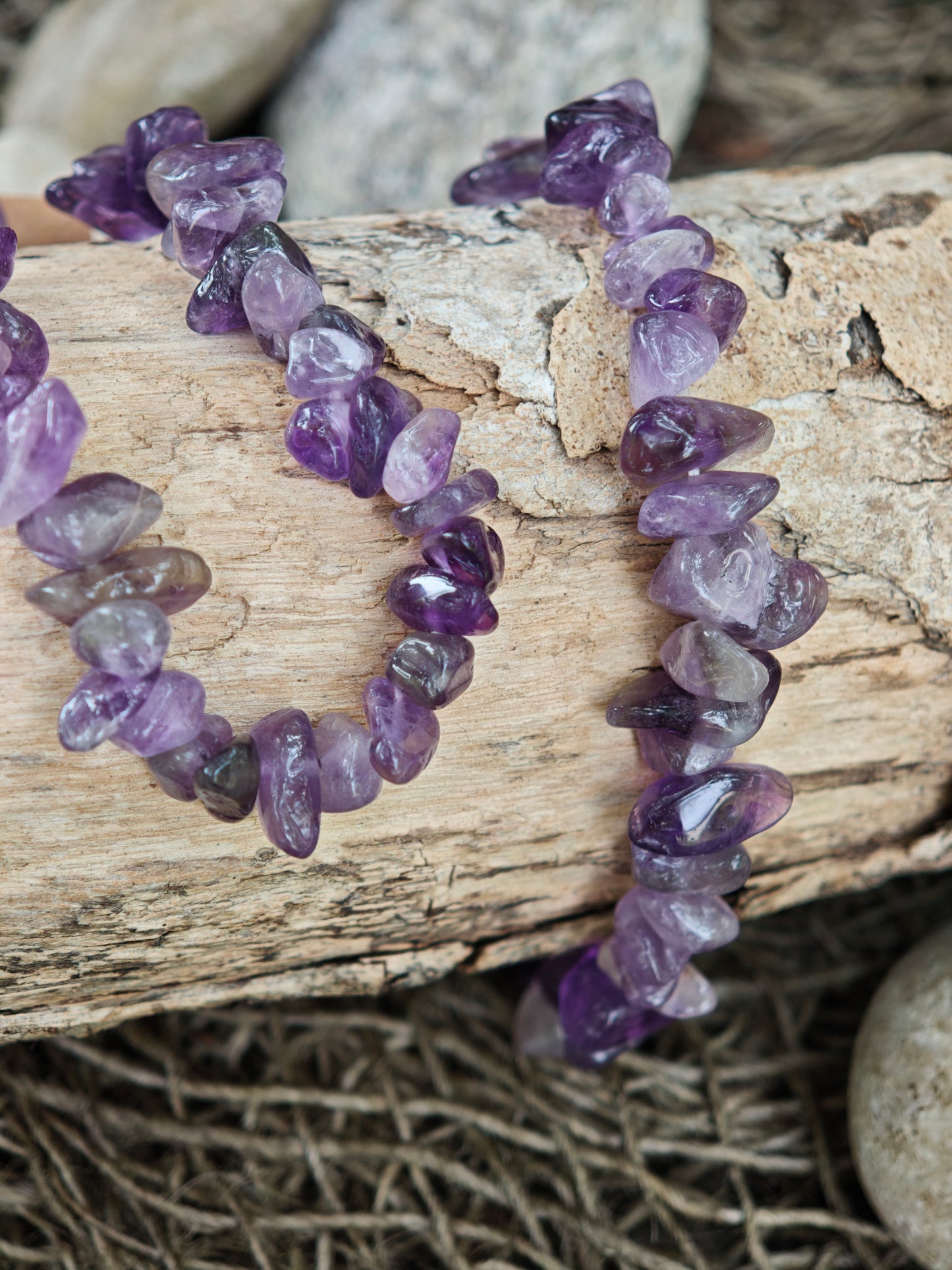 Amethyst Splitter-Armband