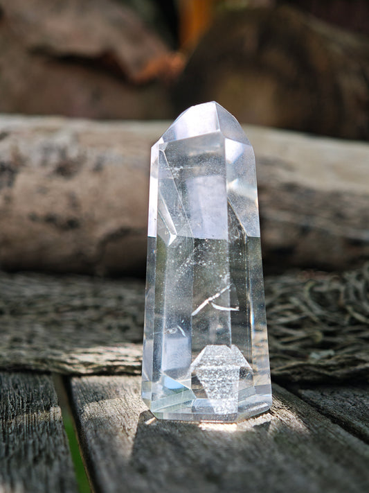 Bergkristall Spitze klar