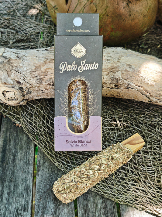Sagrada Madre Palo Santo Stäbchen mit Weißem Salbei