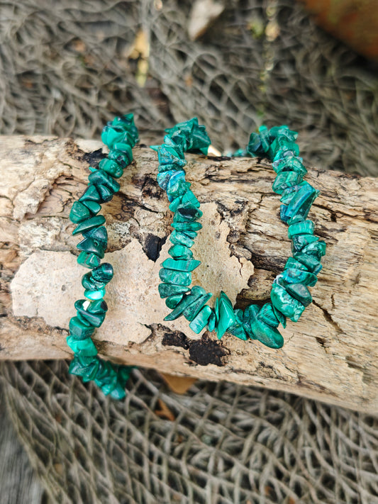 Malachit Splitter-Armband