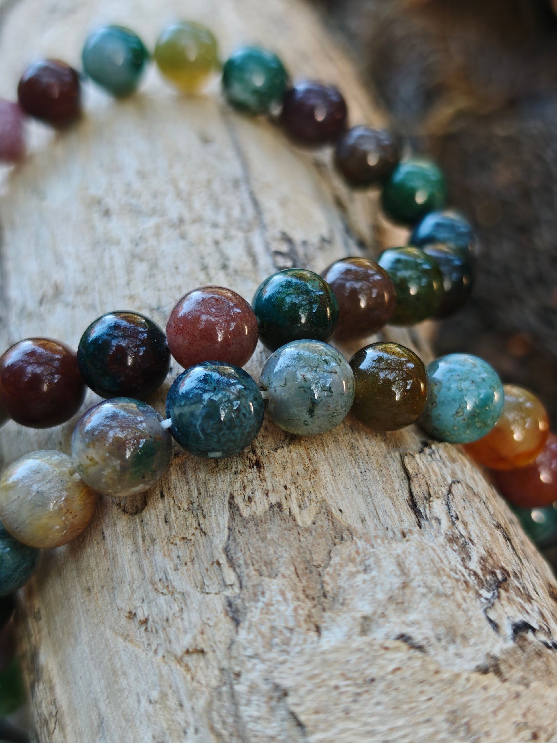 Armband mit Moosachat
