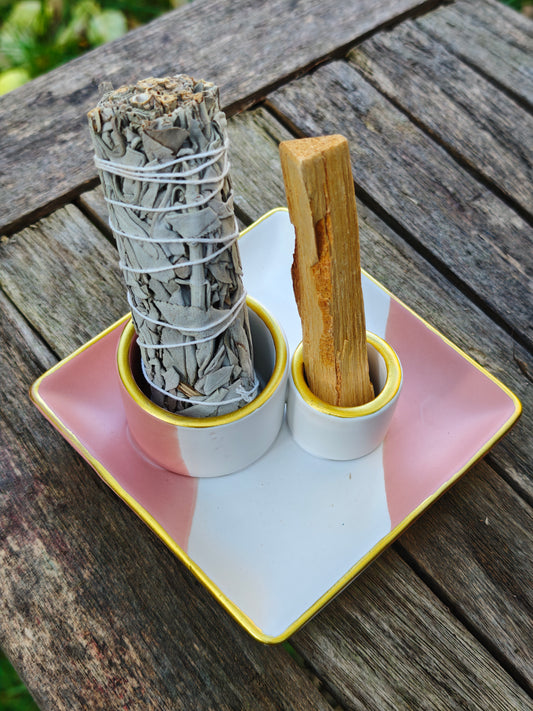Keramikhalter für Smudge und Palo Santo