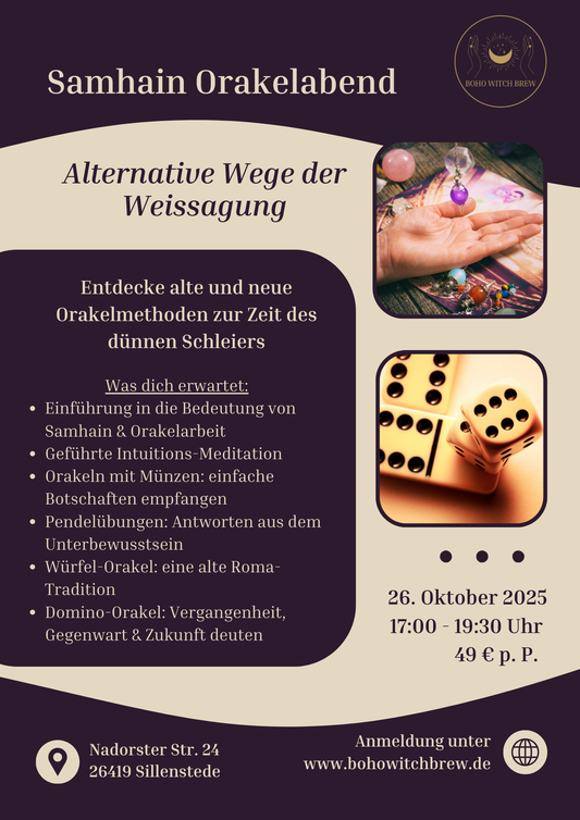 Samhain-Orakelabend – Alternative Wege der Weissagung