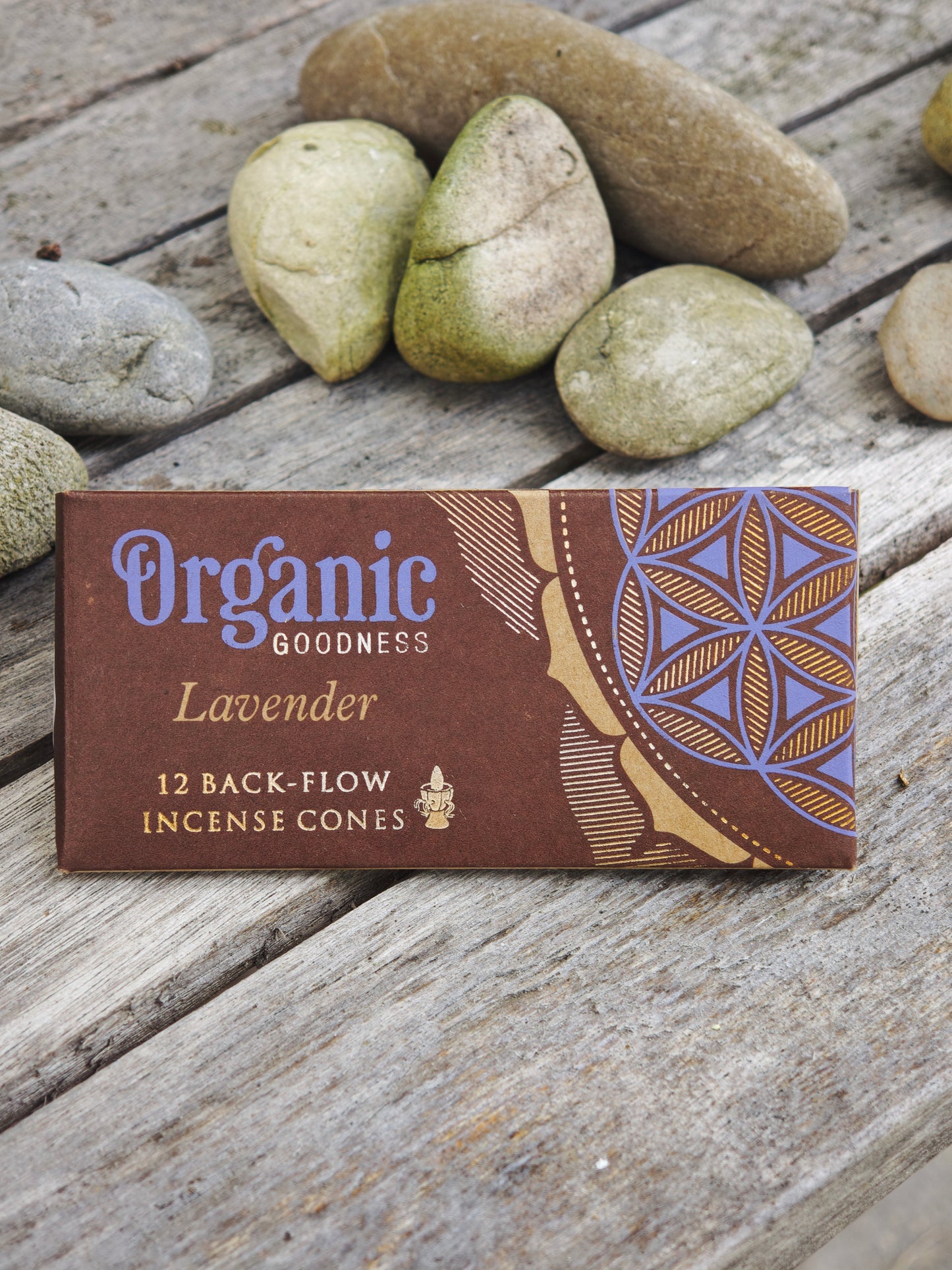 Rückfluss Räucherkegel Organic Goodness